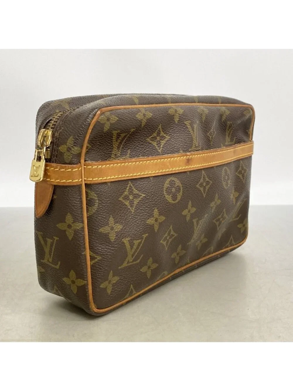 Louis Vuitton Clutch Monogram Compiegne 23 Brown